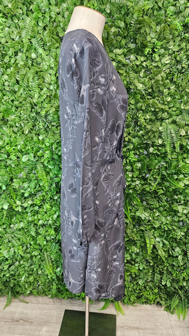 Storm Print Silk Dress BNWT (10)