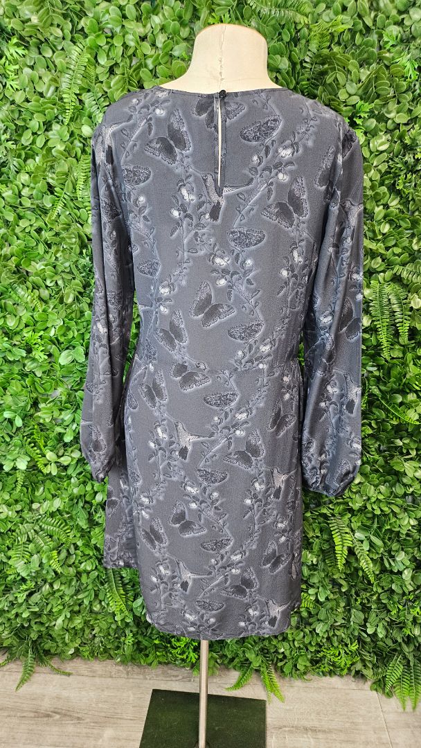 Storm Print Silk Dress BNWT (10)