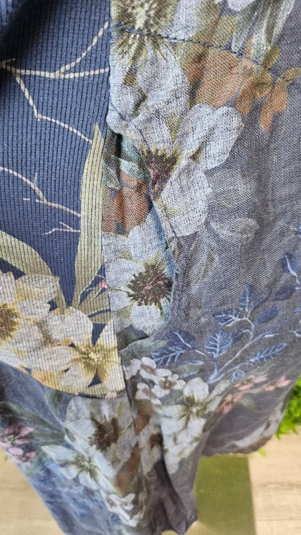 Helga May Floral Linen Dress (12)