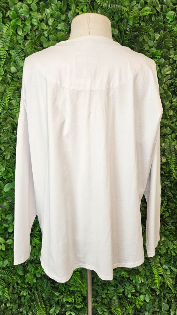 Design Nation White Long Sleeve Tee (14)