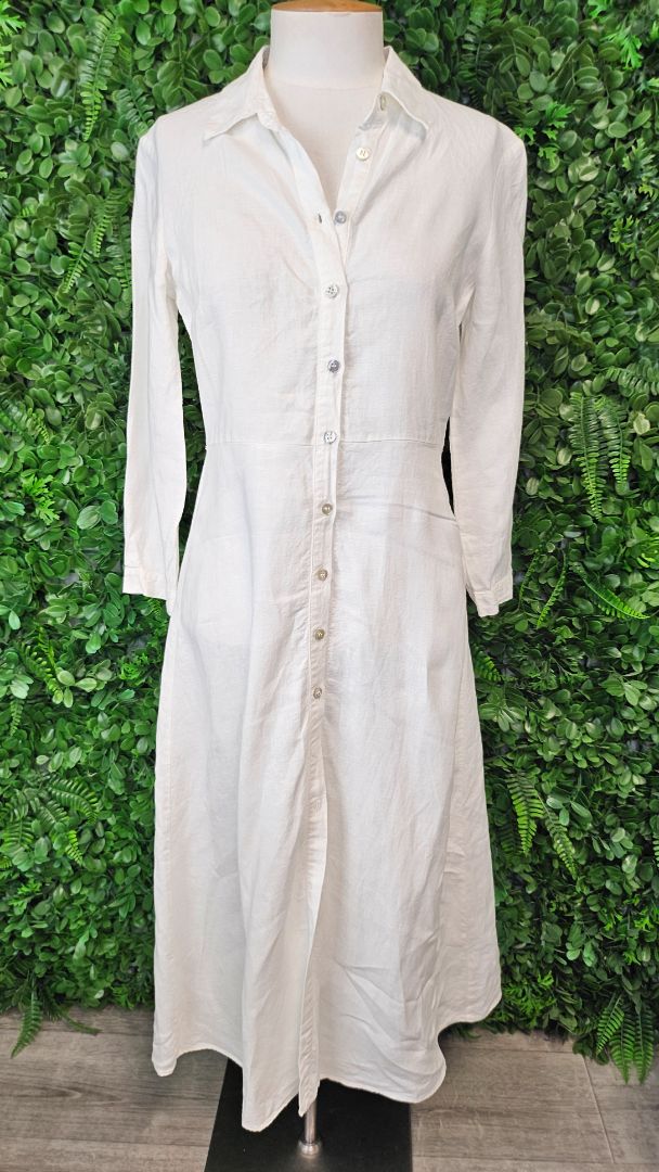 Zara White Shirt Dress (8)