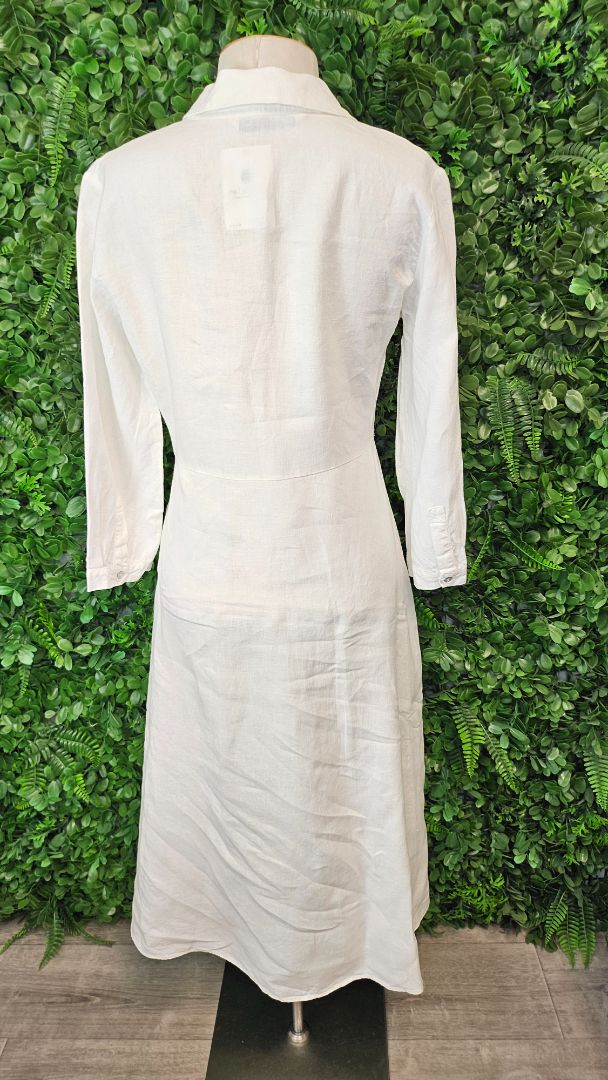 Zara White Shirt Dress (8)