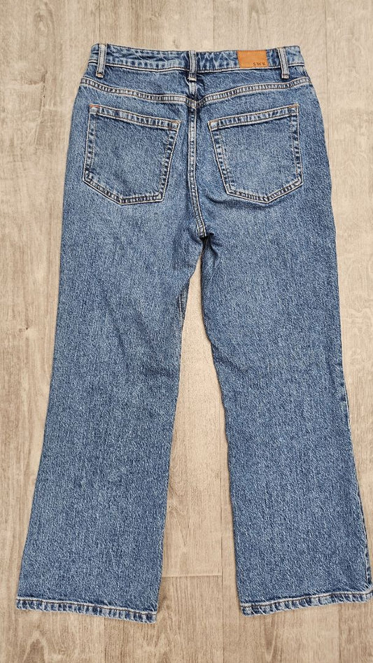 SWK Washed Cropped Flare Jean (10)