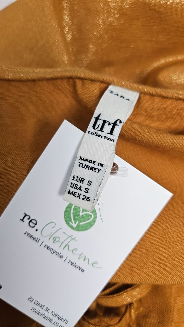 Zara Gold Wrap Top (10)