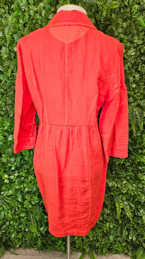 Jane Daniels Orange Linen Jacket (8)