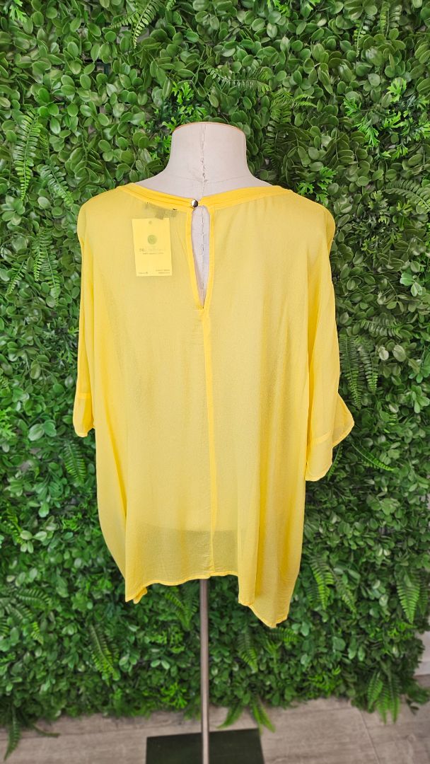 Storm Yellow Sheer Layering Top (12)