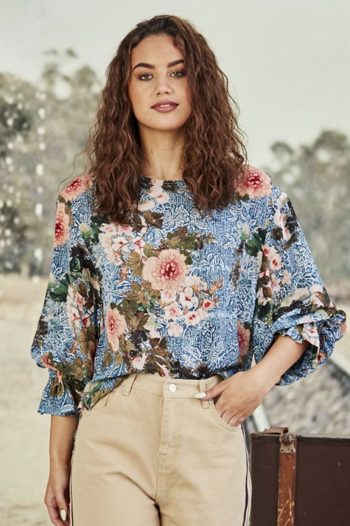 Cooper Floral Sleeve It Up To You Top (12)
