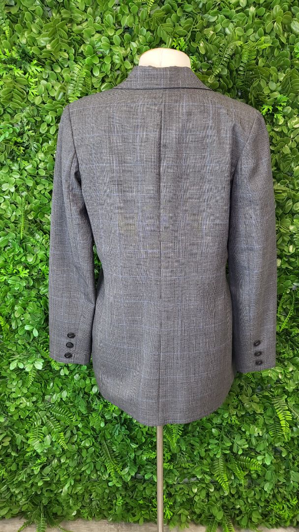Repertoire Grey Check Blazer (8)