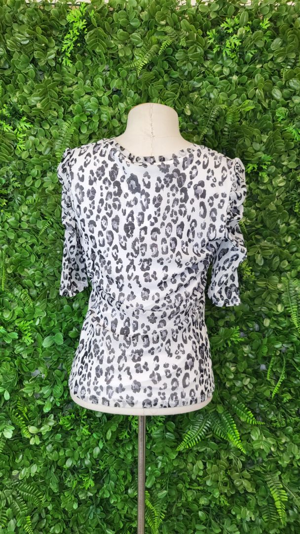 Decjuba Animal Print Mesh Top (8)