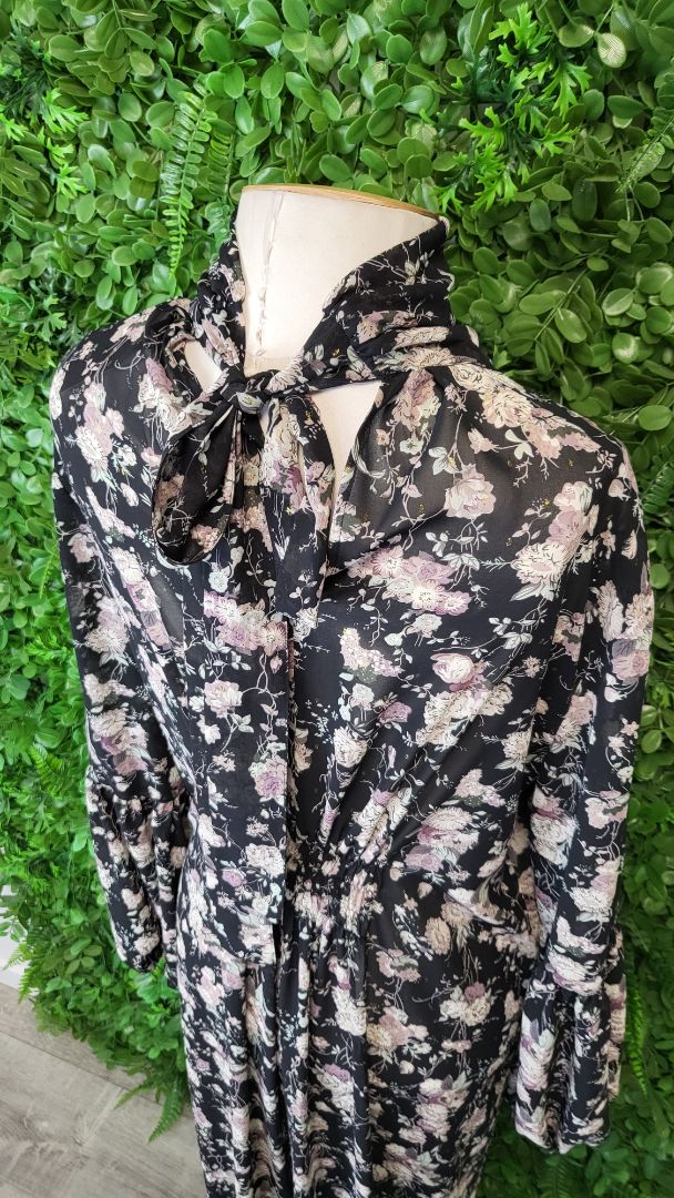 Repertoire Floral/Foil Flo Dress (10)