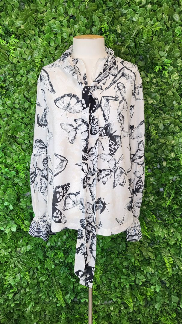 Repertoire Butterfly Print Marla Blouse (12)