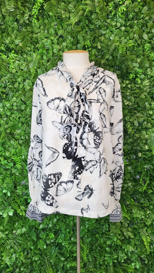 Repertoire Butterfly Print Marla Blouse (12)