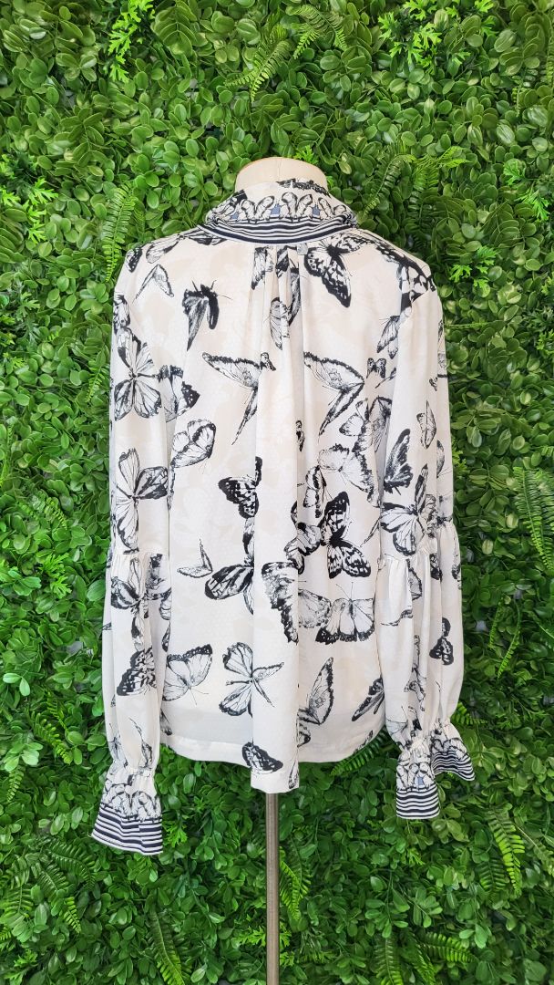 Repertoire Butterfly Print Marla Blouse (12)