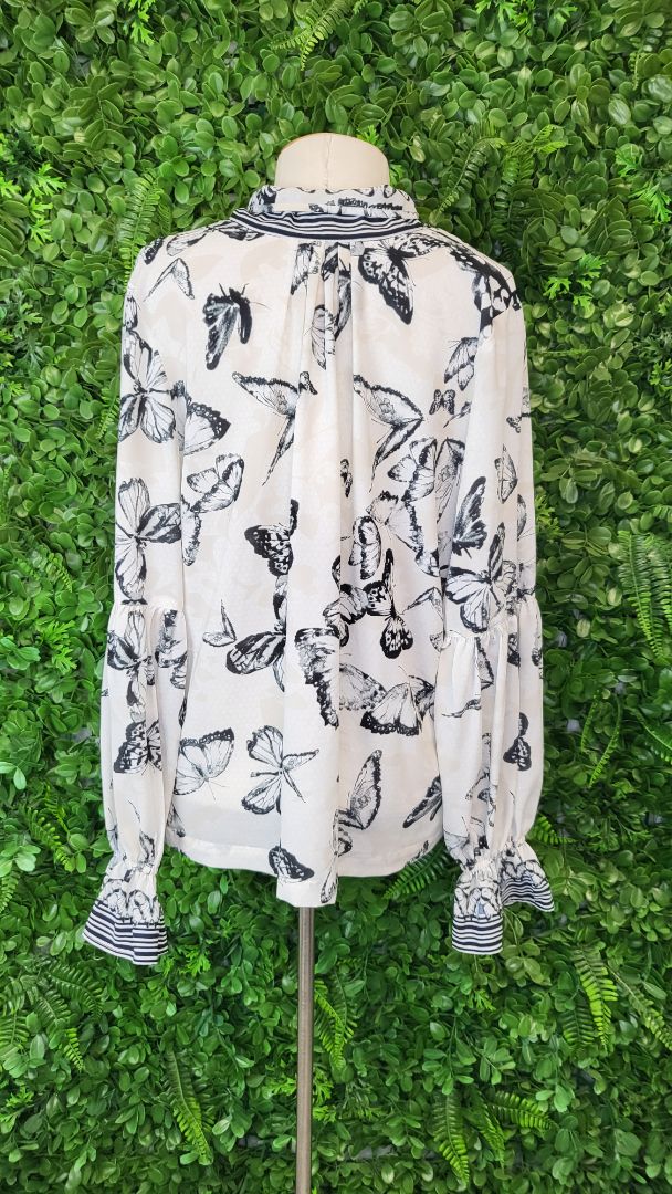Repertoire Butterfly Print Marla Blouse (12)