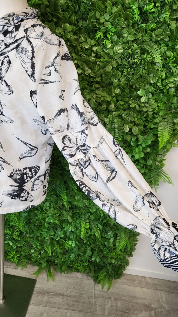 Repertoire Butterfly Print Marla Blouse (12)