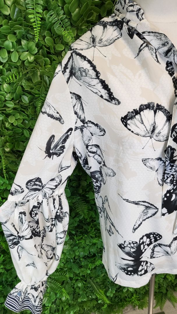 Repertoire Butterfly Print Marla Blouse (12)
