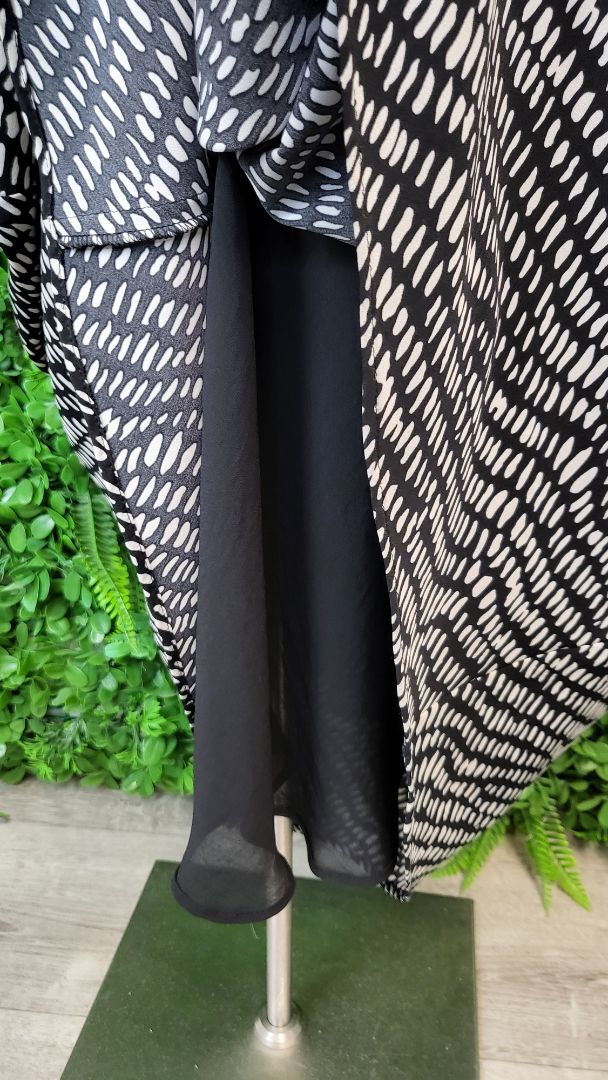 Repertoire Black/White Charm Slip Dress (12)