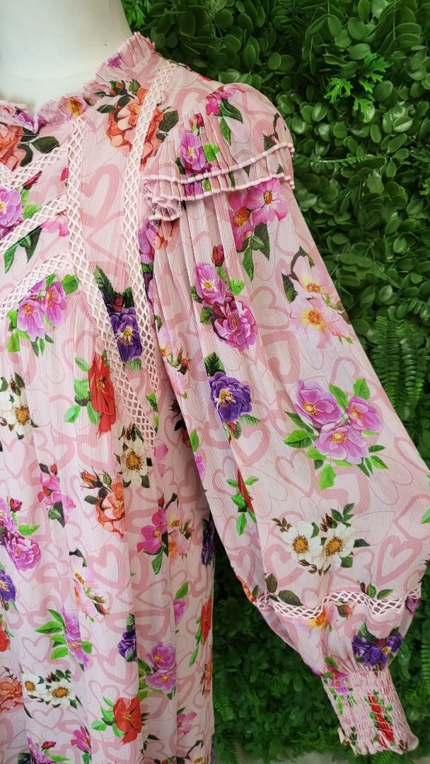 Coop Floral Chevron And On Dress (10)