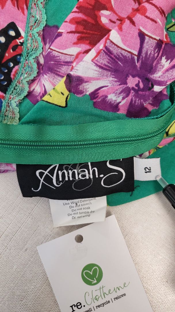 Annah Stretton Green Floral Print Sundress (12)