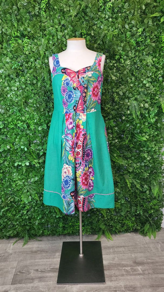 Annah Stretton Green Floral Print Sundress (12)