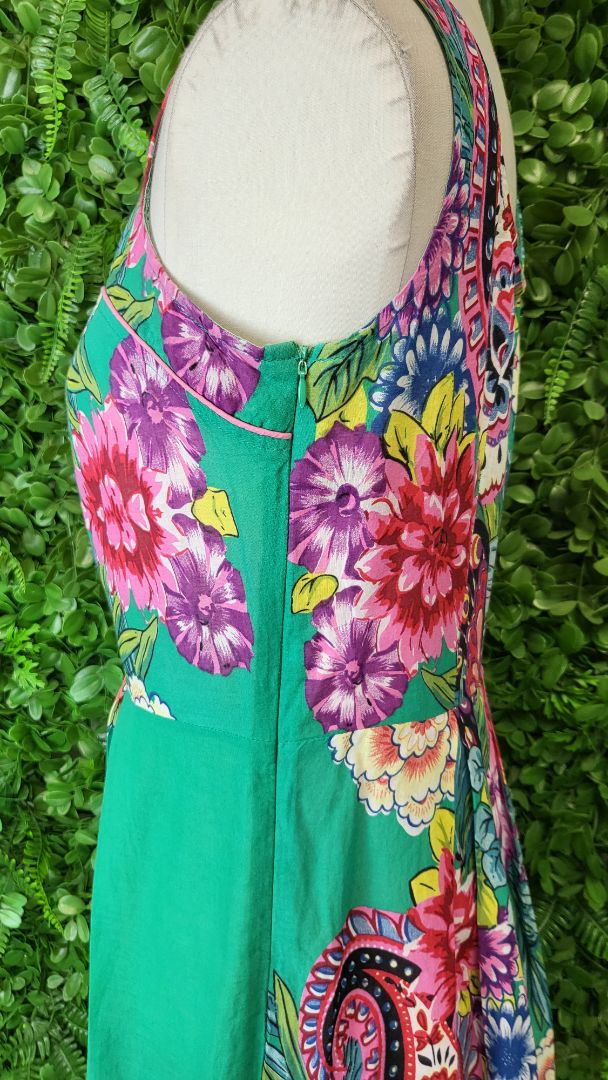 Annah Stretton Green Floral Print Sundress (12)