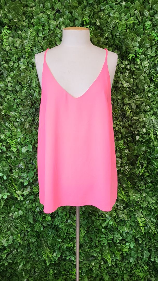 Unknown Fluro Pink Tank (14)