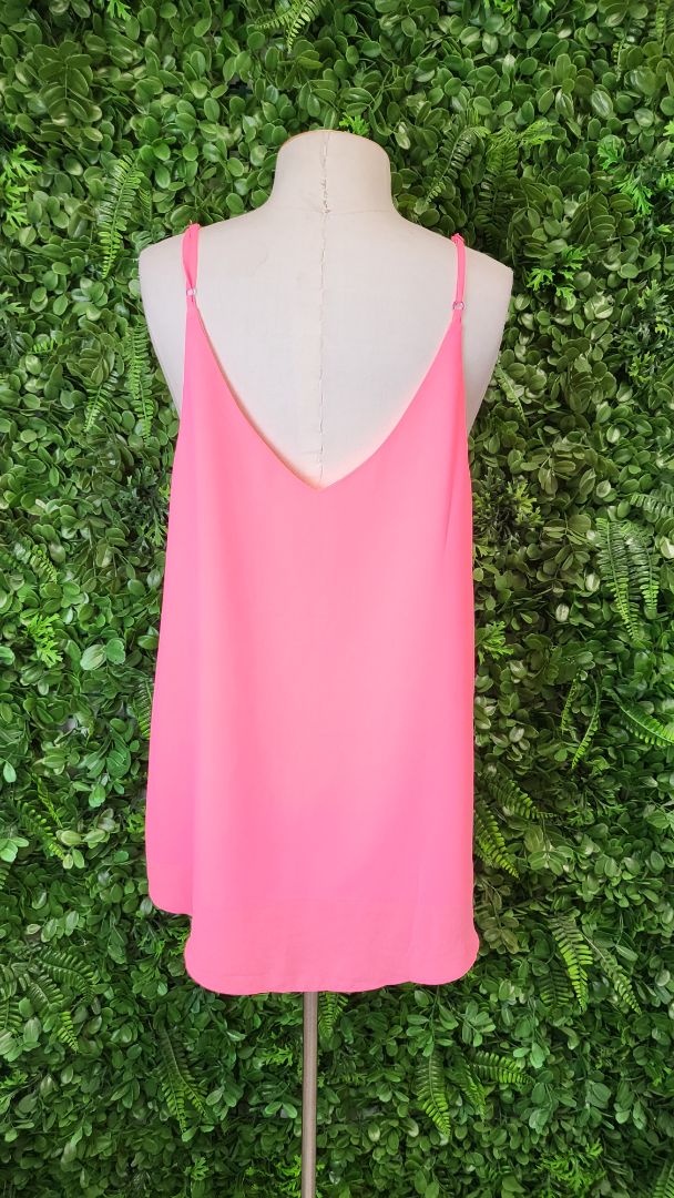 Unknown Fluro Pink Tank (14)