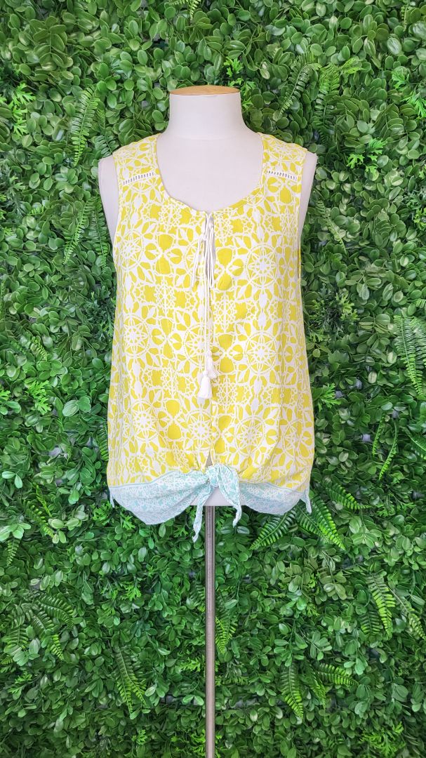 Lovestitch Yellow Sleeveless Top (12)