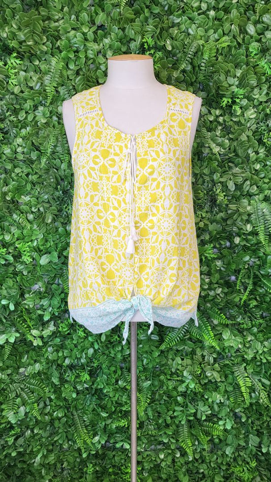 Lovestitch Yellow Sleeveless Top (12)