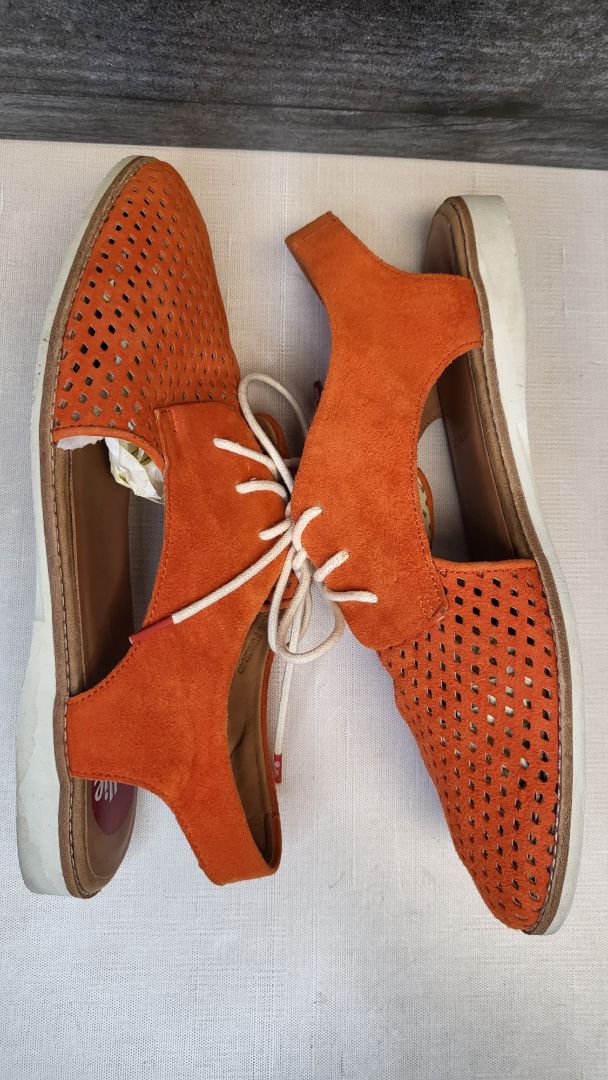 Rollie Orange Slingback Punch Shoe (40)