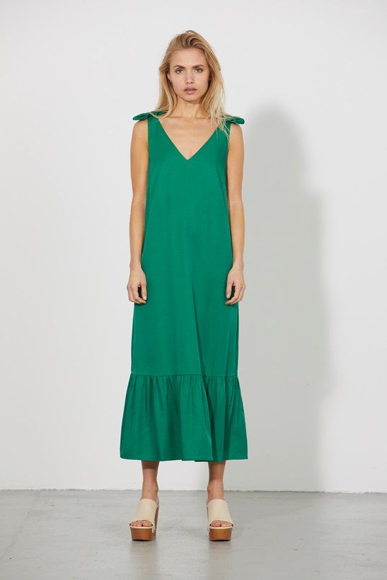Rue de Femme Green Slip Dress (12)
