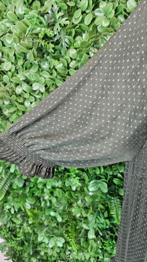 Gloss Green Drop Waist Dress (10)