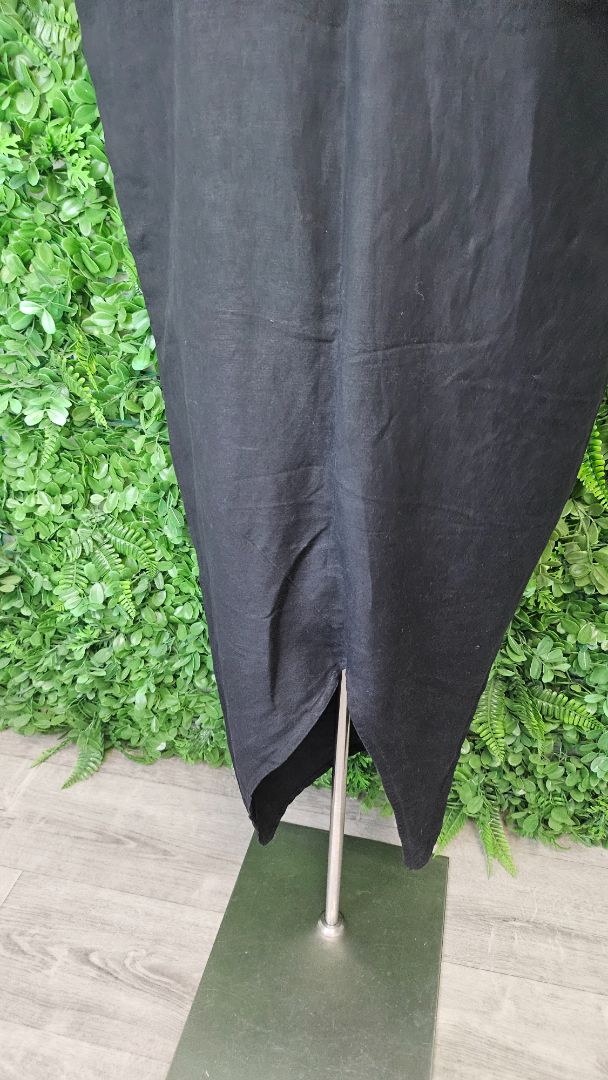Moochi Black Linen Trust Dress (10)