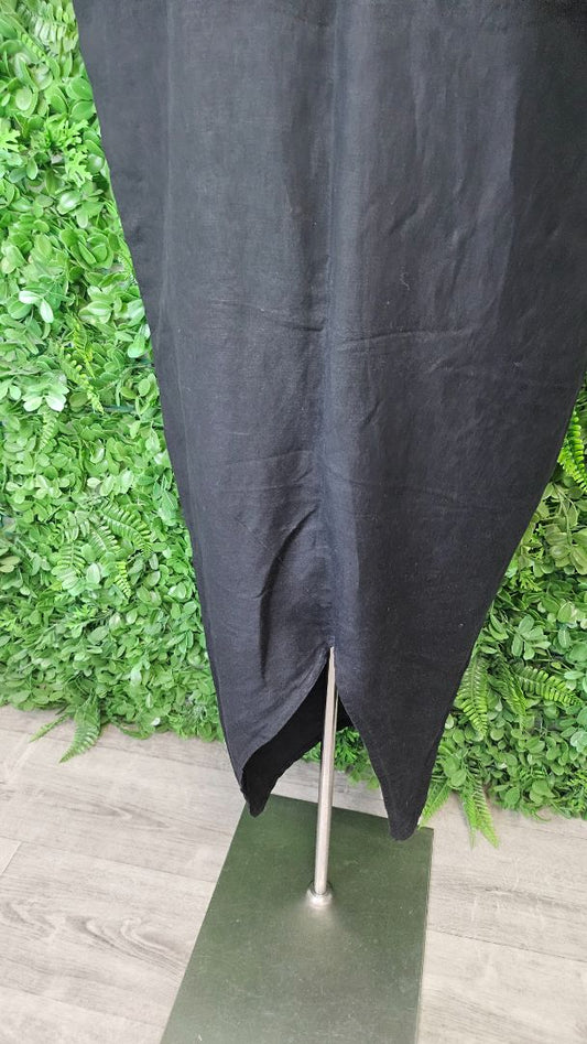 Moochi Black Linen Trust Dress (10)