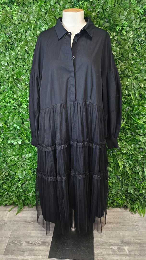 Curate Black Crack A Style Dress (16)
