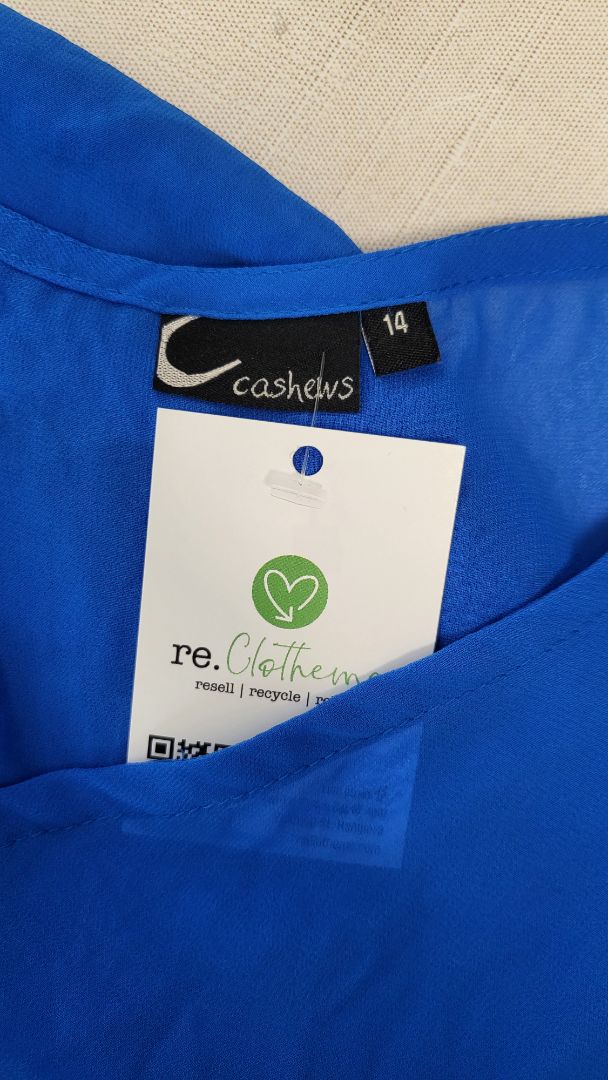 Cashews Blue Hi Lo Layering Top (14)