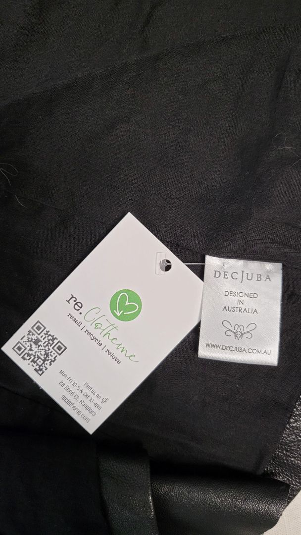 Decjuba Black Waterfall Leather Jacket (12)