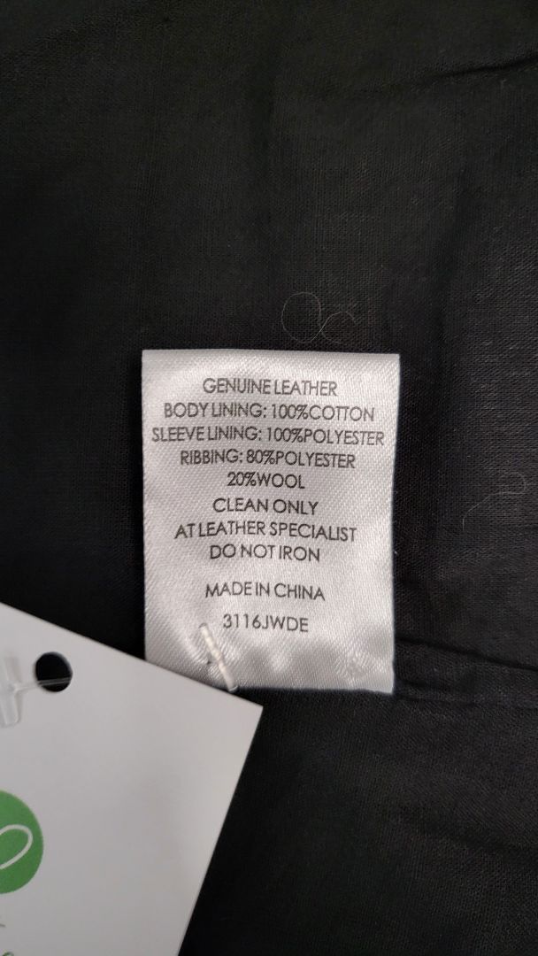 Decjuba Black Waterfall Leather Jacket (12)