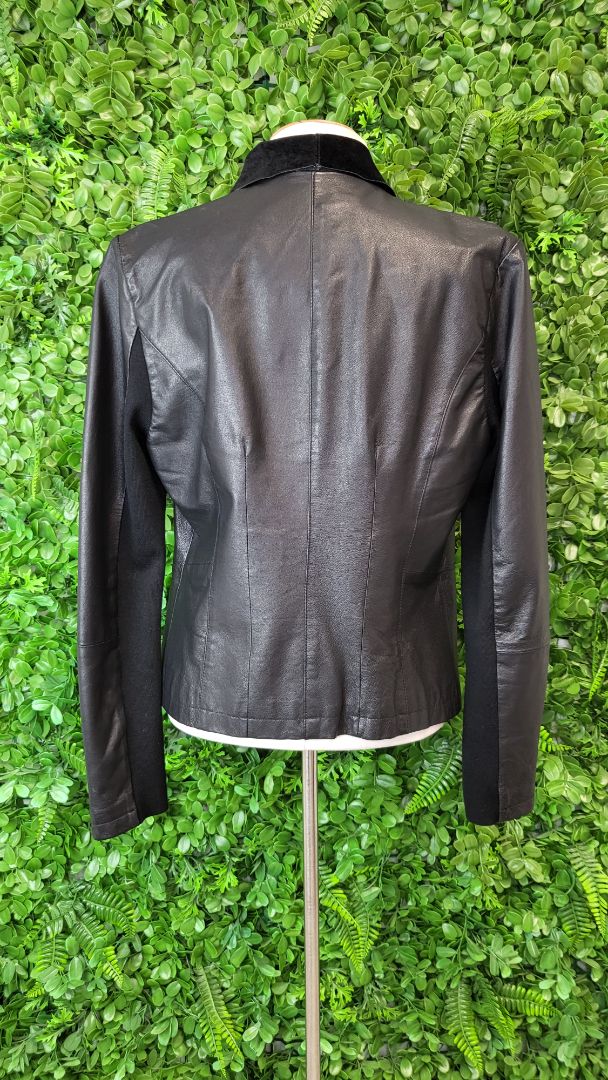Decjuba Black Waterfall Leather Jacket (12)