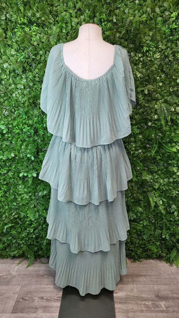 Lorraine Mint Tier Dress (16)