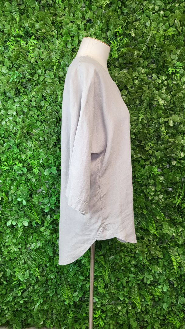 Lordship Grey Linen Top (10)