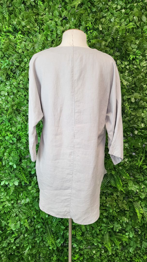 Lordship Grey Linen Top (10)