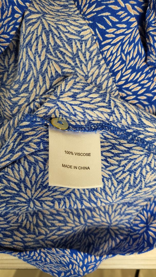 Vincent Print Frill Cuff Top (12)