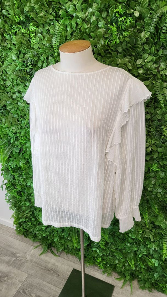 Moochi Cream Flare Frill Blouse (12)