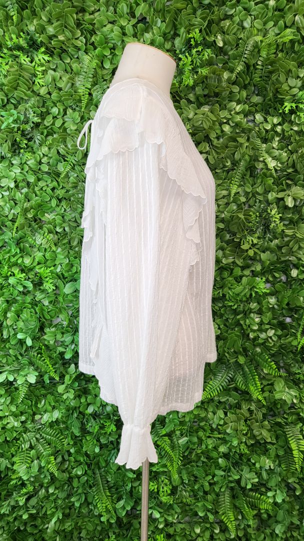 Moochi Cream Flare Frill Blouse (12)