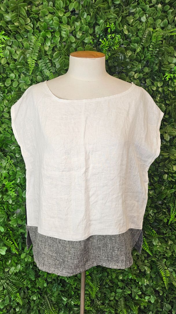 Soeur Multi Linen Tank Top (12-14)