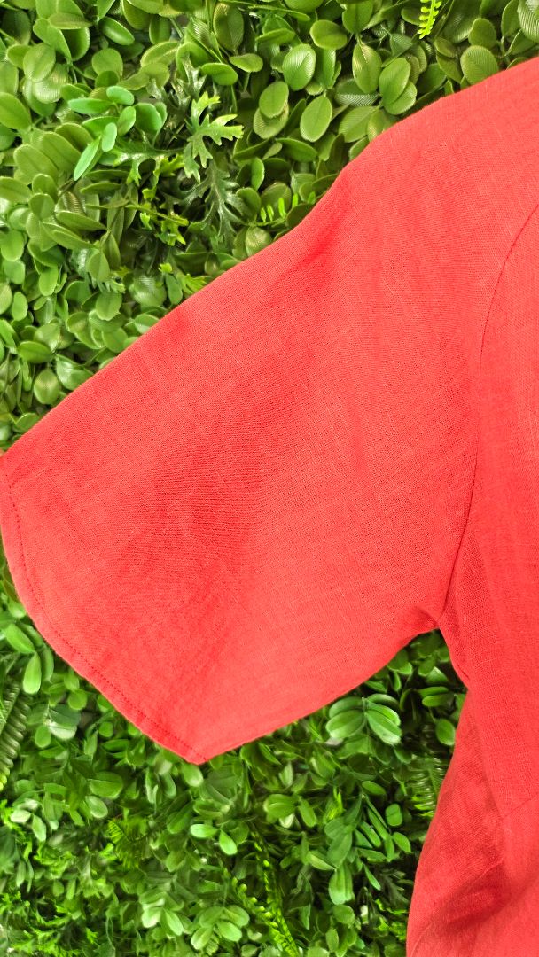 Madly Sweetly Watermelon Linen Top (10)