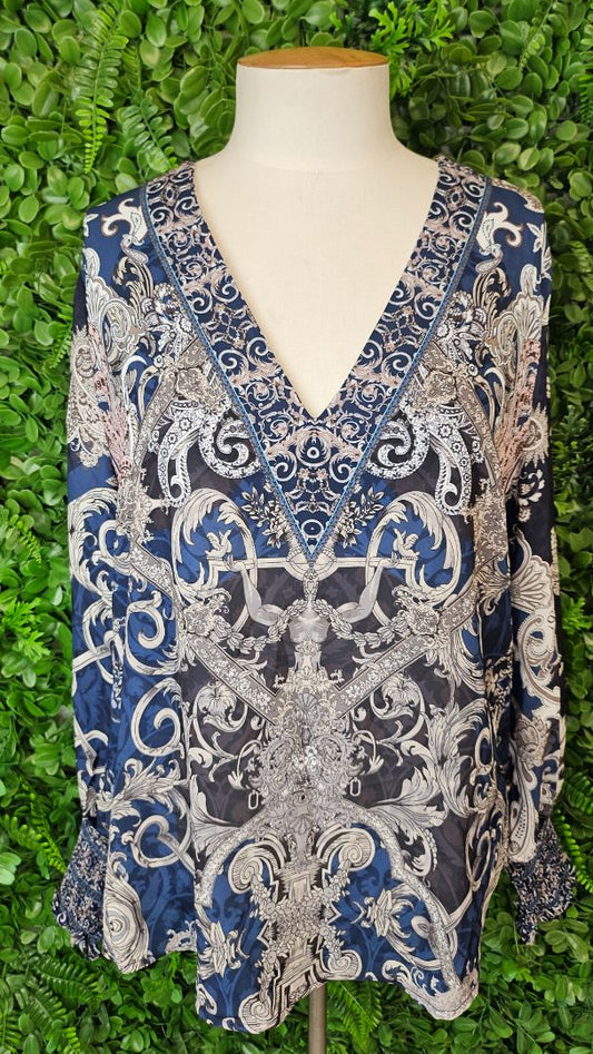 Vine Apparel Multi Patterned Top (12)