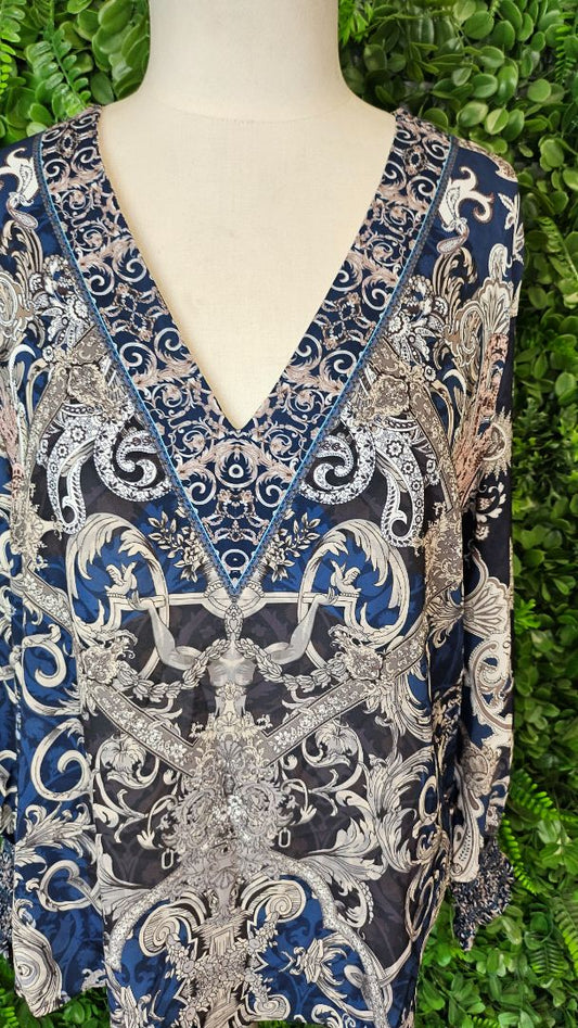 Vine Apparel Multi Patterned Top (12)