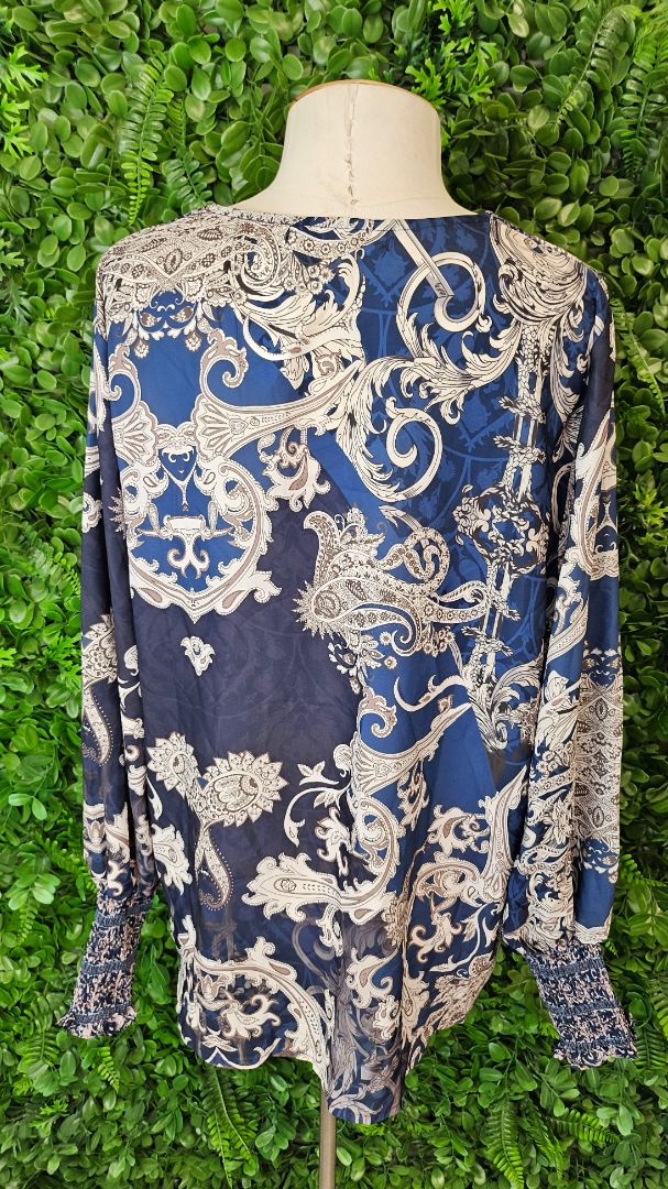 Vine Apparel Multi Patterned Top (12)